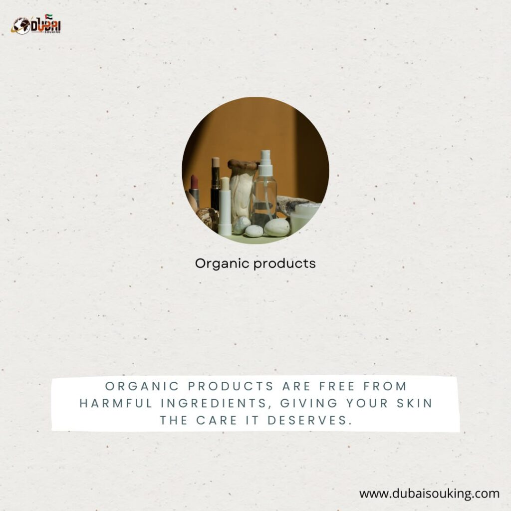 organic  products for skin and health