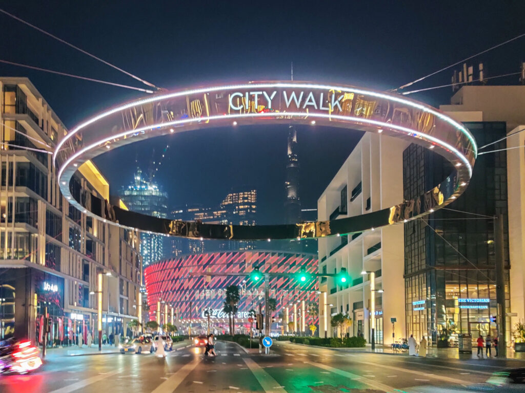 City Walk, open air Luxury shopping mall