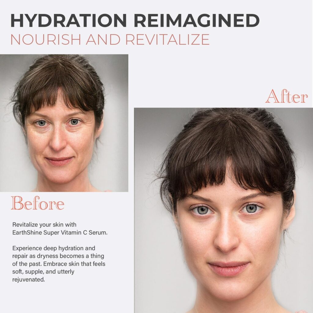 Ingredients of Super Vitamin C Serum: Vitamin C, Hyaluronic Acid, Vitamin E, Peptides