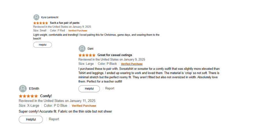 Customer reviews highlight the comfort and quality of the product.
