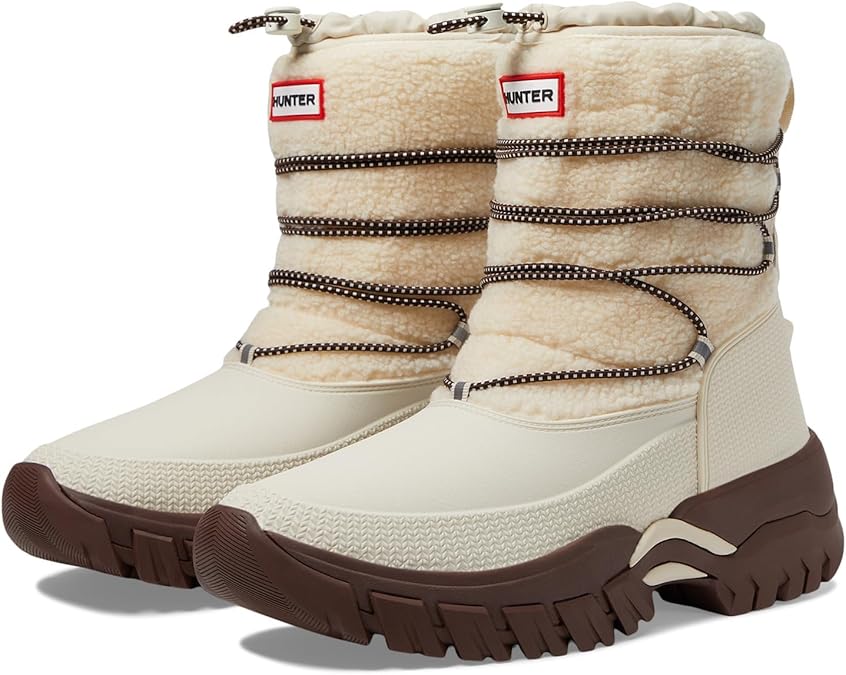 Hunter Wanderer Short Sherpa Snow Boot for Women