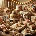 A beautifully wrapped selection of gift boxes for different occasions, featuring stylish ribbons and unique packaging.